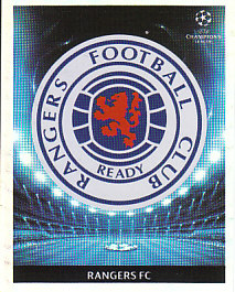 Club Emblem Glasgow Rangers samolepka UEFA Champions League 2009/10 #430